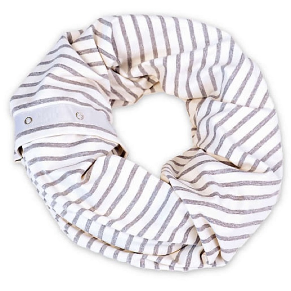 NuRoo Nursing Breastfeeding Cover Up Scarf Stripe